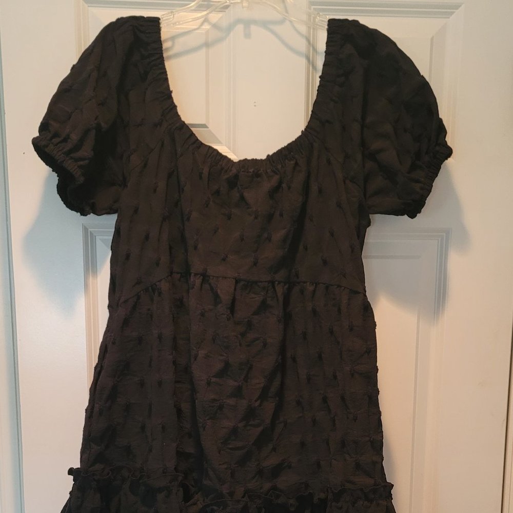 &Merci Black Dress with Pockets - Medium